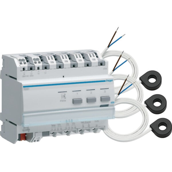 Hager Messwertgeber KNX mit 3 Wandlern TE332